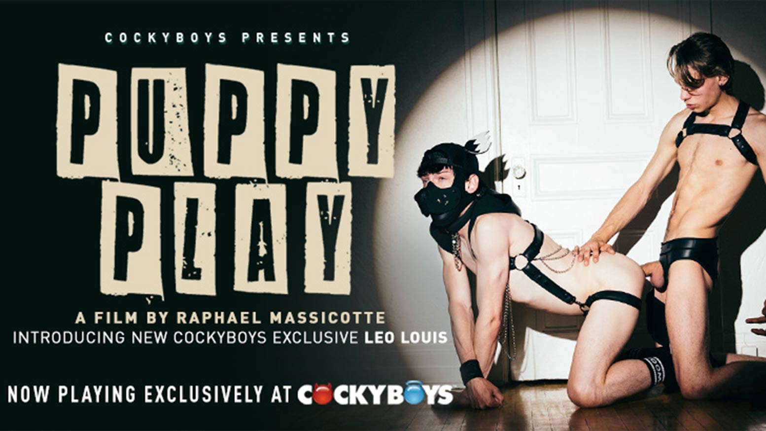 CockyBoys Presents Puppy Play Featuring New Exclusive Leo Louis and Edward Terrant! billede