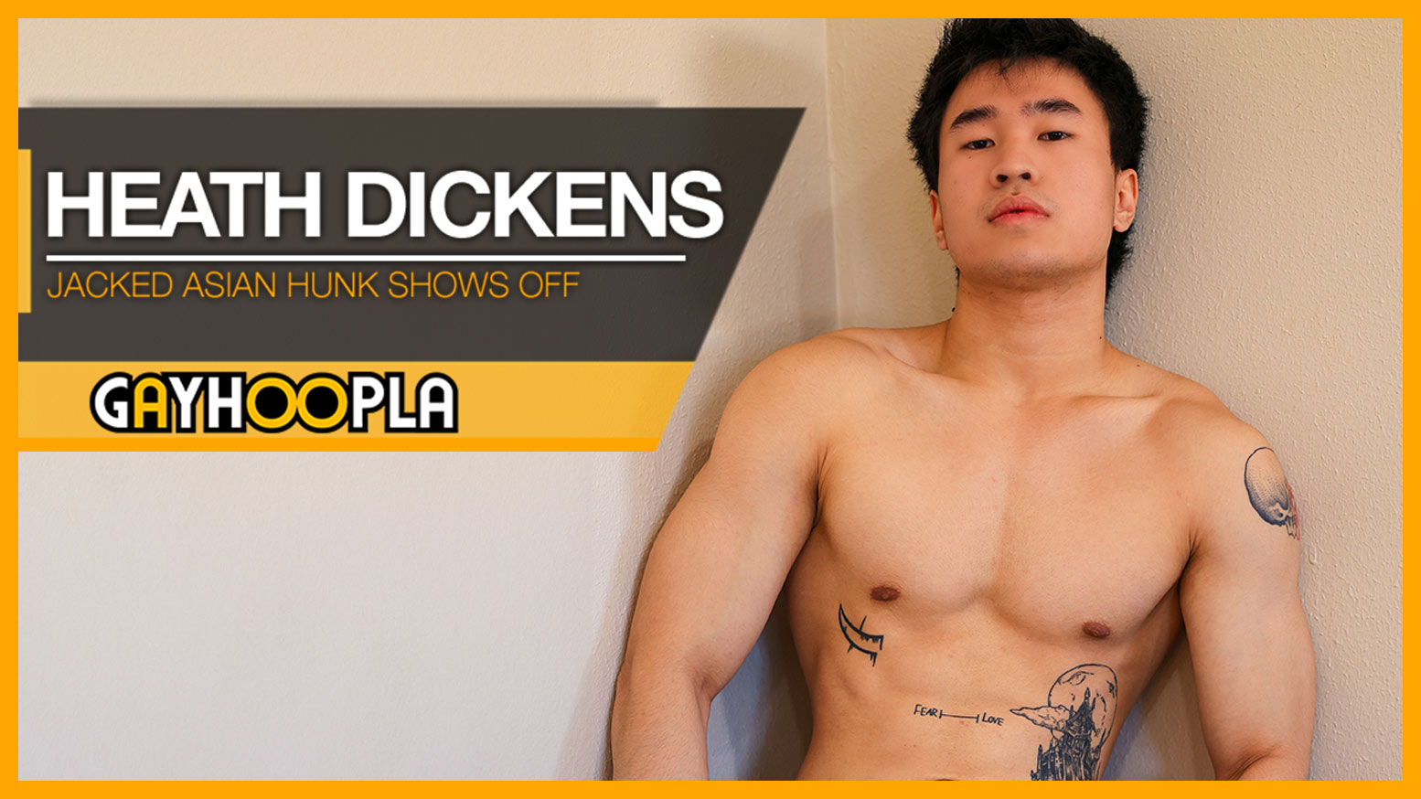 GayHoopla: Heath Dickens [Jacked Asian HUNK Shows Off For You!] - WAYBIG